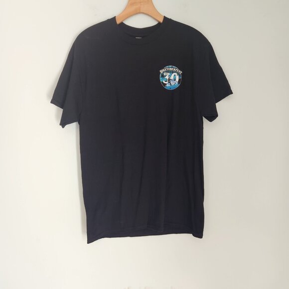 Daytona Beach 2022 30th Biketoberfest T-Shirt Florida Logo Cotton Medium NWT NEW - Picture 4 of 9